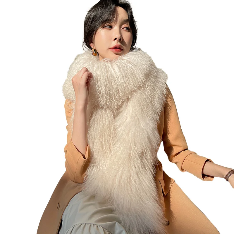 2022 New Long Mongolian Lamb Fur Scarves Women Winter Thick Warm Real Wool Shawl Natural Fur Muffler Snood
2022 New Long Mongolian Lamb Fur Scarves Women Winter Thick Warm Real Wool Shawl Natural Fur Muffler Snood