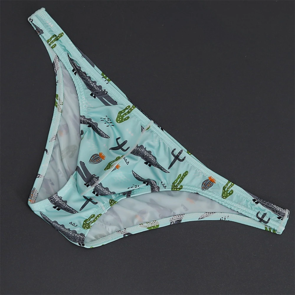 Sexy Men Briefs Low Waist Printed Ultra-thin Bikini Thongs Man Breathable Briefs Smooth Elastic Ice Silk Underpants Underwear
Sexy Men Briefs Low Waist Printed Ultra-thin Bikini Thongs Man Breathable Briefs Smooth Elastic Ice Silk Underpants Underwear