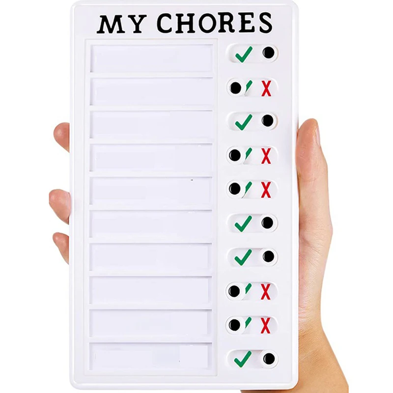 10pcs Memo Paper Board Chore Chart Reusable Checklist For Daily Planner Responsibility
10pcs Memo Paper Board Chore Chart Reusable Checklist For Daily Planner Responsibility