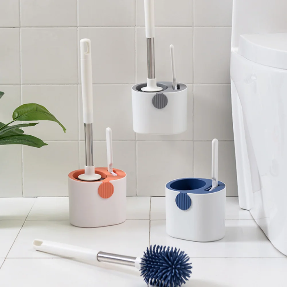 Toilet Brush Wall-Mounted Cleaning Brush With Holder Toilet Artifact Quick Draining Home Bathroom Accessories
Toilet Brush Wall-Mounted Cleaning Brush With Holder Toilet Artifact Quick Draining Home Bathroom Accessories