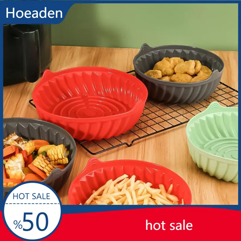 19/22cm Second Generation Air Fryers Oven Baking Tray Fried Pizza Chicken Basket Mat Airfryer Silicone Pot Pan Accessories
19/22cm Second Generation Air Fryers Oven Baking Tray Fried Pizza Chicken Basket Mat Airfryer Silicone Pot Pan Accessories