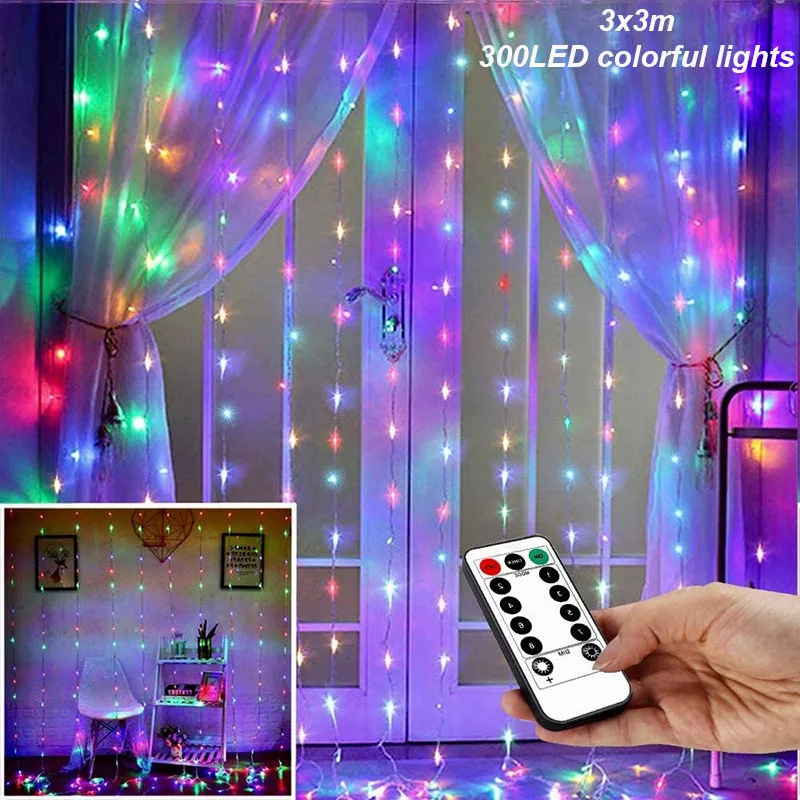 3M LED Festoon Curtain String Light Garland Birthday Party Favor Gifts Home Decor Ramadan Kareem Decoration Wedding Decoration
3M LED Festoon Curtain String Light Garland Birthday Party Favor Gifts Home Decor Ramadan Kareem Decoration Wedding Decoration