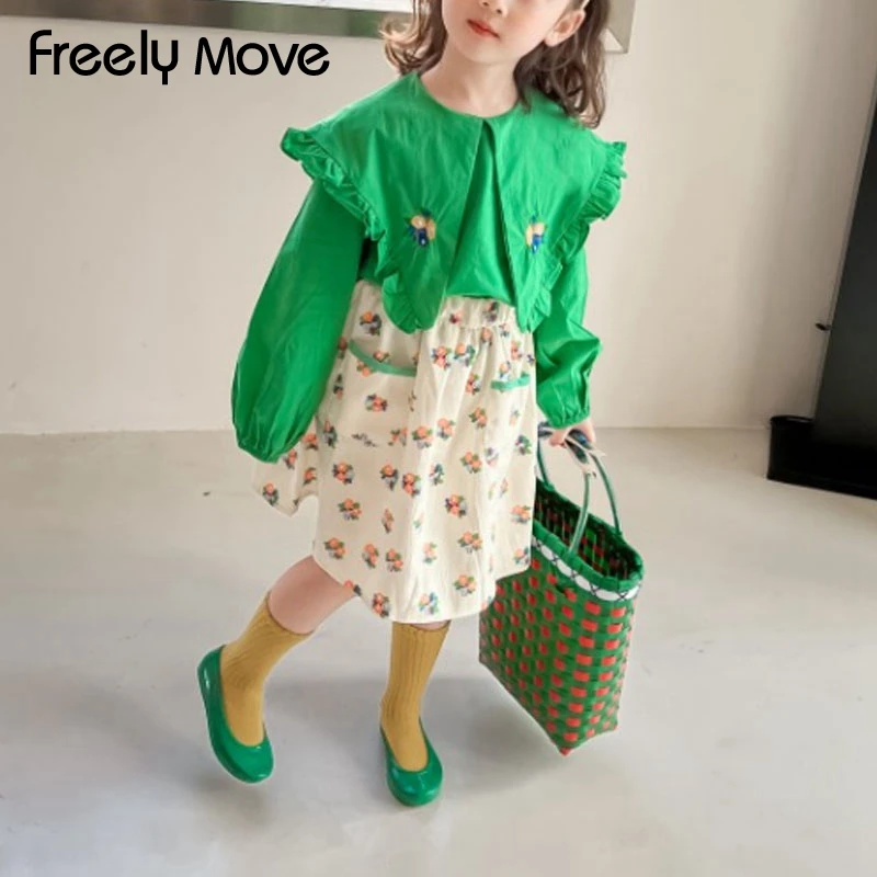 Freely Move Baby Girls Clothes Set Spring Summer Fashion Clothing Set New Kids Cotton Sweet Outfit Children Clothes Suit
Freely Move Baby Girls Clothes Set Spring Summer Fashion Clothing Set New Kids Cotton Sweet Outfit Children Clothes Suit