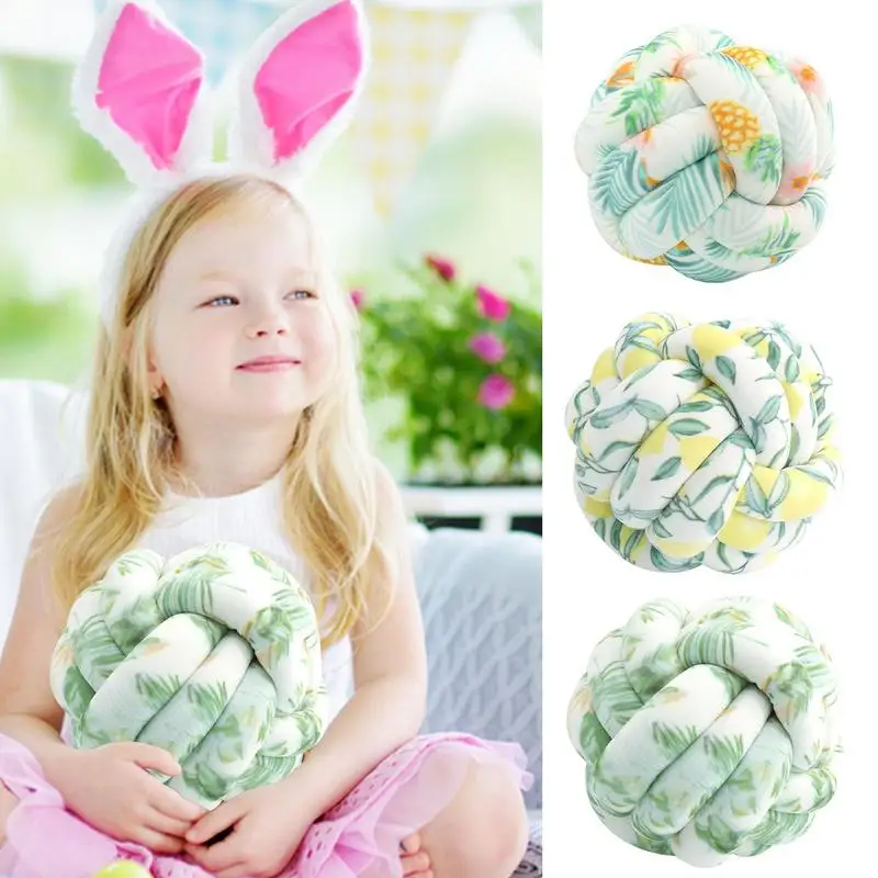 1pc Soft Knot Ball Sofa Throw Pillow Home Decorative Pillow Handmade Round Plush Knotted Pillow Home Decor Game Ball Toy For Kid
1pc Soft Knot Ball Sofa Throw Pillow Home Decorative Pillow Handmade Round Plush Knotted Pillow Home Decor Game Ball Toy For Kid