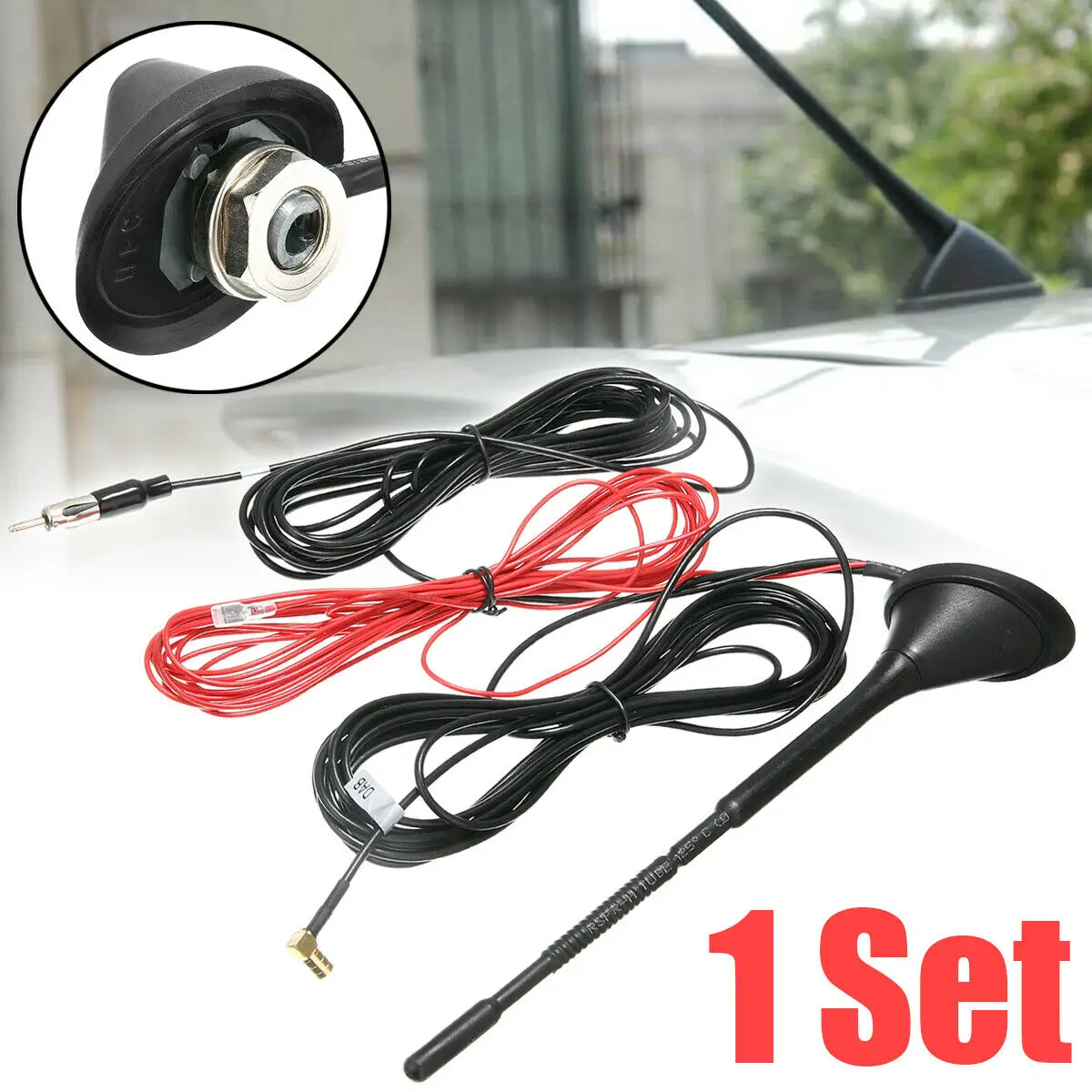 Car Radio AM FM Antenna Aerial Base Kit Active Amplified DAB+FM Radio Car Aerial Antenna Mast Car Accessories 12V Antenna Kit
Car Radio AM FM Antenna Aerial Base Kit Active Amplified DAB+FM Radio Car Aerial Antenna Mast Car Accessories 12V Antenna Kit