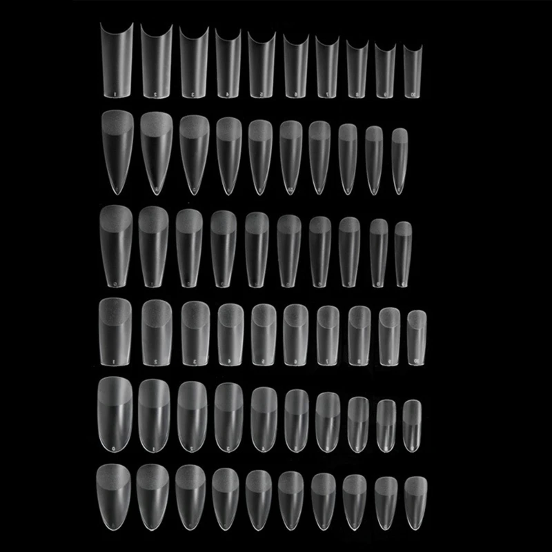 False Nails Tips 500Pcs Acrylic Nail Art Half/Full Cover Almond Fake Nail 10-Size Long Square False Nail Clear for Women
False Nails Tips 500Pcs Acrylic Nail Art Half/Full Cover Almond Fake Nail 10-Size Long Square False Nail Clear for Women