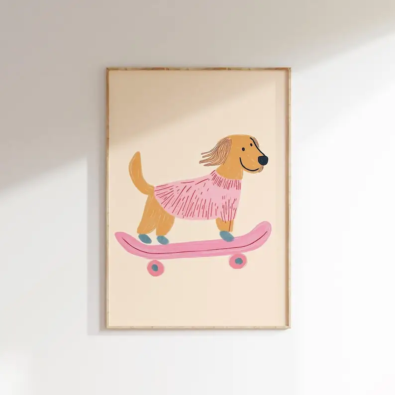 Печать на холсте с изображением собаки Taxa Art Modern Boho от HALFLEMART
Печать на холсте с изображением собаки Taxa Art Modern Boho от HALFLEMART