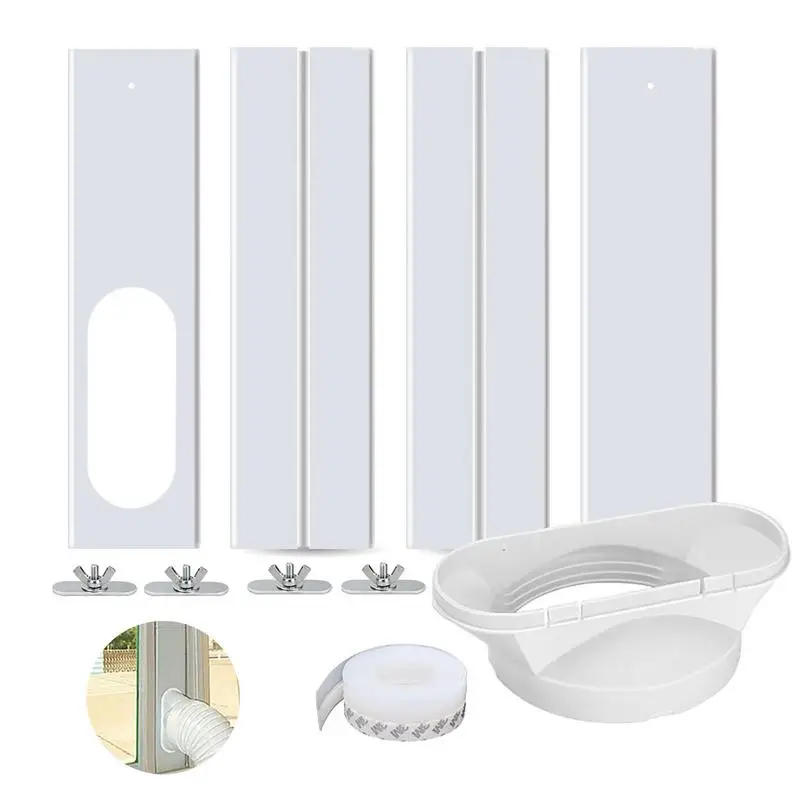 Portable Air Conditioner Window Kit Adustable Baffle Push-Pull Exhaust Hose Kit Window Seal For Air Conditioner AC Replacement
Portable Air Conditioner Window Kit Adustable Baffle Push-Pull Exhaust Hose Kit Window Seal For Air Conditioner AC Replacement