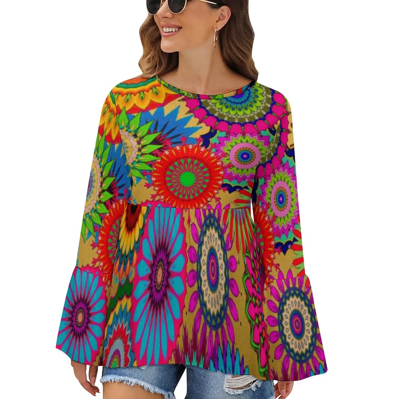 Colorful Mandala T Shirts Retro Bohemian Print Street Style Long Sleeve T Shirt Vintage Tees Crew Neck Print Clothing Big Size
Colorful Mandala T Shirts Retro Bohemian Print Street Style Long Sleeve T Shirt Vintage Tees Crew Neck Print Clothing Big Size