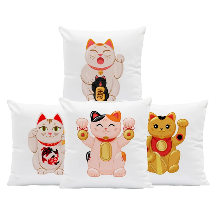 Cute Cat Pillow Case Lucky Cat Pillowcases for Pillows Home Decoration Modern Bed Sofa Throw Pillow Cover Home Decor 45x45
Cute Cat Pillow Case Lucky Cat Pillowcases for Pillows Home Decoration Modern Bed Sofa Throw Pillow Cover Home Decor 45x45