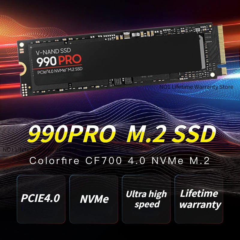 2023 new 8TB SSD high speed 990 PRO PCIe 4.0 NVMe 4.0 M.2 2280 1TB 2TB 4TB SSD Internal Solid State Hard Drive For Laptop PC PS4
2023 new 8TB SSD high speed 990 PRO PCIe 4.0 NVMe 4.0 M.2 2280 1TB 2TB 4TB SSD Internal Solid State Hard Drive For Laptop PC PS4