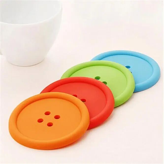 Round Silicone Coasters Button Coasters Cup Mat Home Drink Placemat Tableware Coaster Cups Pads 5 Colors DH8888
Round Silicone Coasters Button Coasters Cup Mat Home Drink Placemat Tableware Coaster Cups Pads 5 Colors DH8888