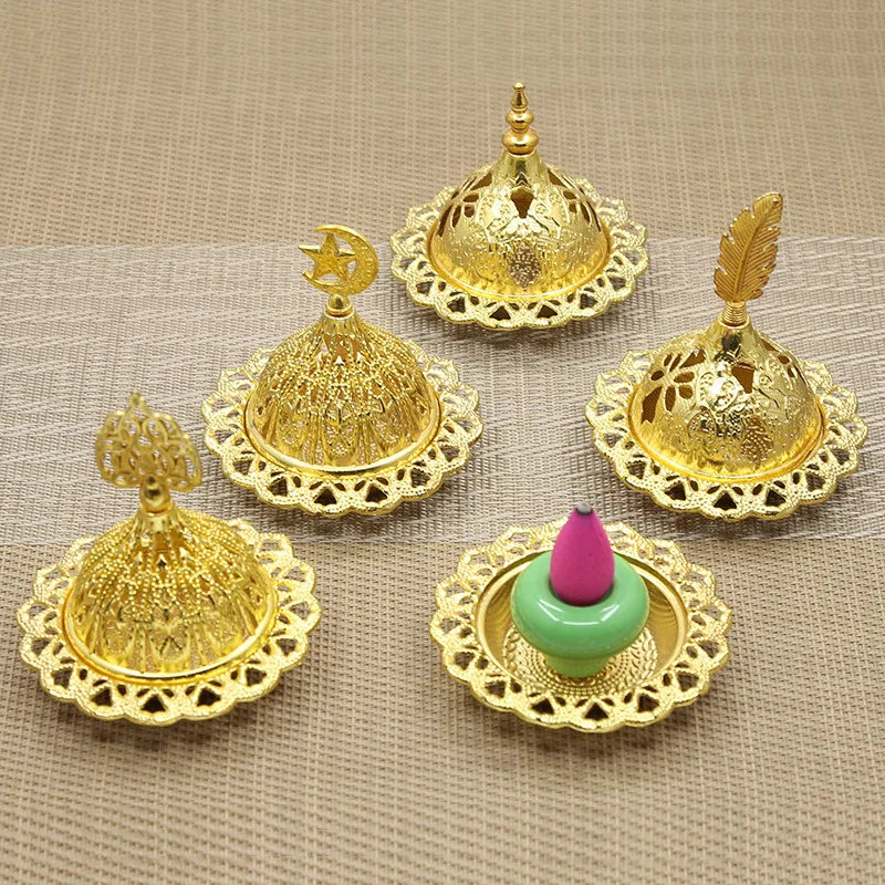 2023 Muslim Eid Mubarak Star Moon Mini Portable Golden Incense Tower Ornaments Ramadan Decor for Home Ramadan Kareem Party Decor
2023 Muslim Eid Mubarak Star Moon Mini Portable Golden Incense Tower Ornaments Ramadan Decor for Home Ramadan Kareem Party Decor