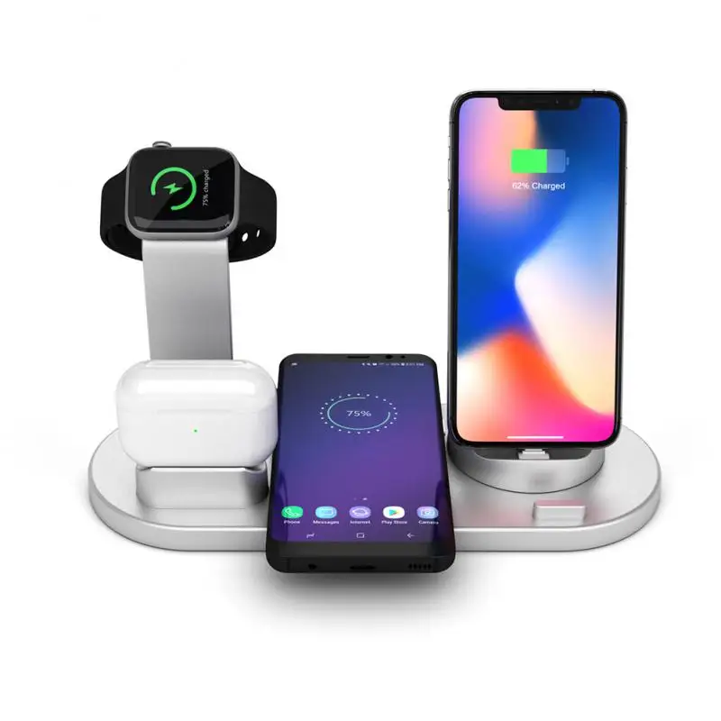 Watch Charger Wireless Charger 360-degree Rotation Headset Wireless Charger Bracket Wireless Charger Stand Smart Accessories
Watch Charger Wireless Charger 360-degree Rotation Headset Wireless Charger Bracket Wireless Charger Stand Smart Accessories