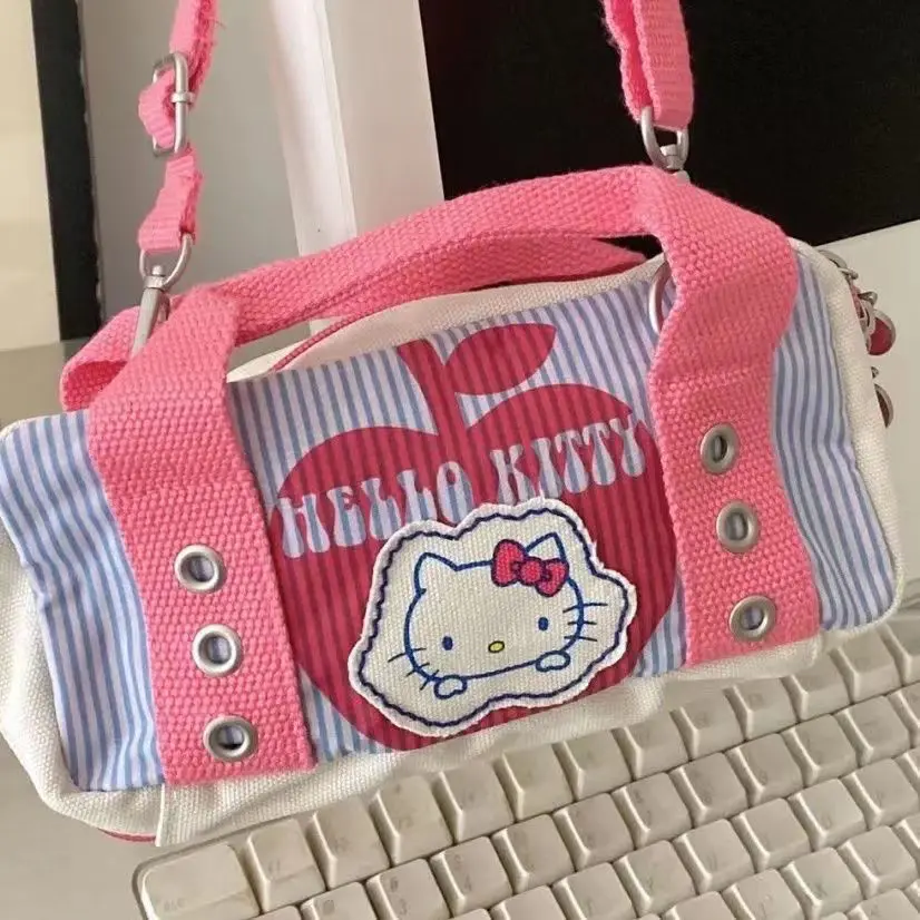 Kawaii Sanrios сумка-мессенджер Hellokittys мультфильм Милая цилиндрическая сумка аниме Повседневная сумка через плечо удобная сумка подарок для деву...
Kawaii Sanrios сумка-мессенджер Hellokittys мультфильм Милая цилиндрическая сумка аниме Повседневная сумка через плечо удобная сумка подарок для деву...