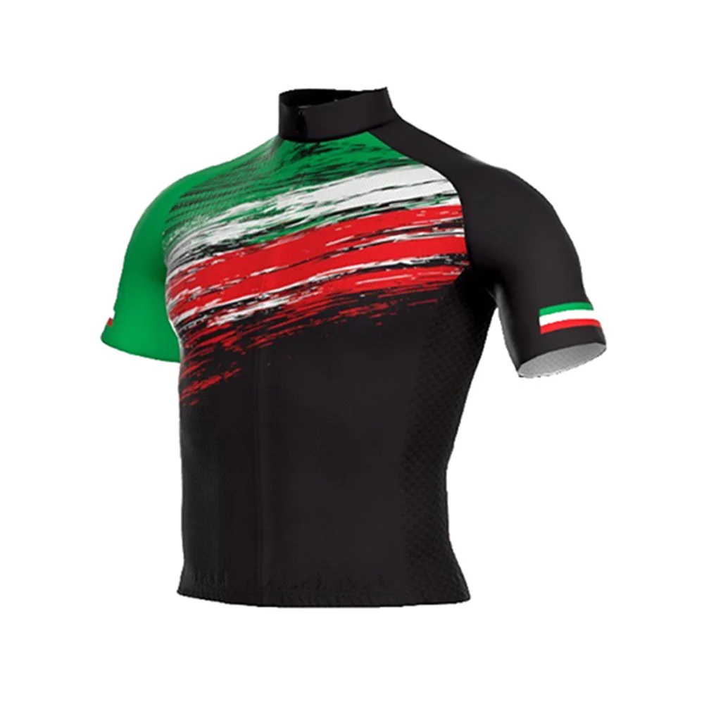 

Ert Cycling Men's Pro Team Short Sleeve Jerseys Italy/brazila Bicycle Quick Dry Shirts Ciclismo Maillot Camisa De Time Bike Tops