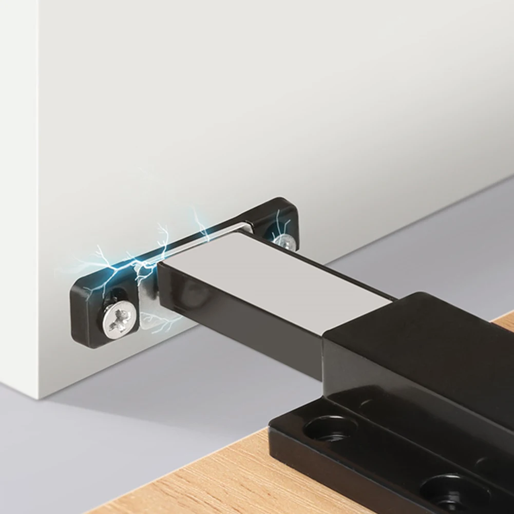 Door Stopper Cabinet Catch Self-locking Black Door Catch Handle Free Magnetic Stainless Steel+ABS Strong Suction
Door Stopper Cabinet Catch Self-locking Black Door Catch Handle Free Magnetic Stainless Steel+ABS Strong Suction