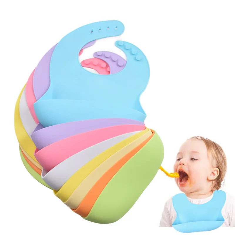 Fashion Silicon Baby Bib Waterproof Newborn Baby Feeding Tableware Toddle Boys Girls Adjustable of Bibs Accessories 1-3 Years
Fashion Silicon Baby Bib Waterproof Newborn Baby Feeding Tableware Toddle Boys Girls Adjustable of Bibs Accessories 1-3 Years
