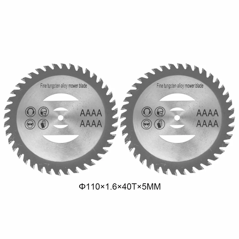 2pcs 110x1.6x40Tx5mm Grass Trimmer Heads Alloy Round Saw Blade Lawn Mower Circular Blades For Gardens Lawns Parks
2pcs 110x1.6x40Tx5mm Grass Trimmer Heads Alloy Round Saw Blade Lawn Mower Circular Blades For Gardens Lawns Parks