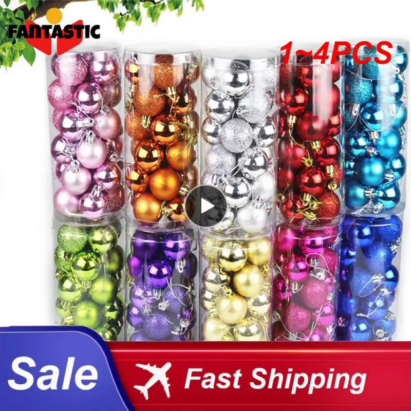 1~4PCS 3/4/6/8cm Christmas Ball Christmas Tree Ornament Home Christmas Hanging Pendant New Year Party Decoration Gift Navidad 
1~4PCS 3/4/6/8cm Christmas Ball Christmas Tree Ornament Home Christmas Hanging Pendant New Year Party Decoration Gift Navidad
