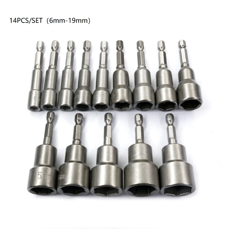 1Set Magnetic Electric Drill Wrench Socket Steering Adapter Rod Convertible Head
1Set Magnetic Electric Drill Wrench Socket Steering Adapter Rod Convertible Head