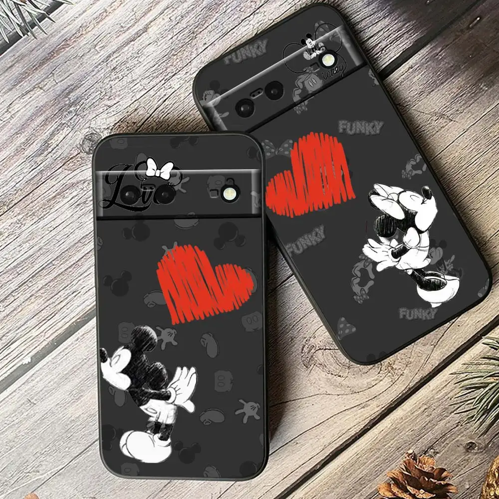 Mickey Minnie Disney Cartoon Phone Case For Google Pixel 8 7 6 Pro 6A 5A 5 4 4A XL 5G Black Shell Soft TPU Cover Fundas Capa
Mickey Minnie Disney Cartoon Phone Case For Google Pixel 8 7 6 Pro 6A 5A 5 4 4A XL 5G Black Shell Soft TPU Cover Fundas Capa