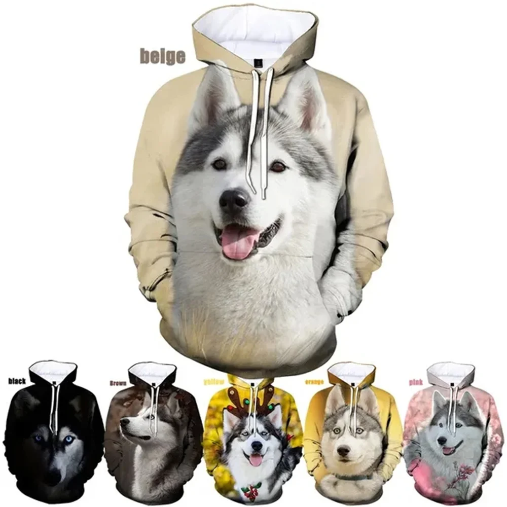 Spring And Autumn 2023 New Men's Hooded Sweater 3D Print Funny And Cute Siberian Husky Dog Fashion Print Hoodie Casual Daily Top
Spring And Autumn 2023 New Men's Hooded Sweater 3D Print Funny And Cute Siberian Husky Dog Fashion Print Hoodie Casual Daily Top