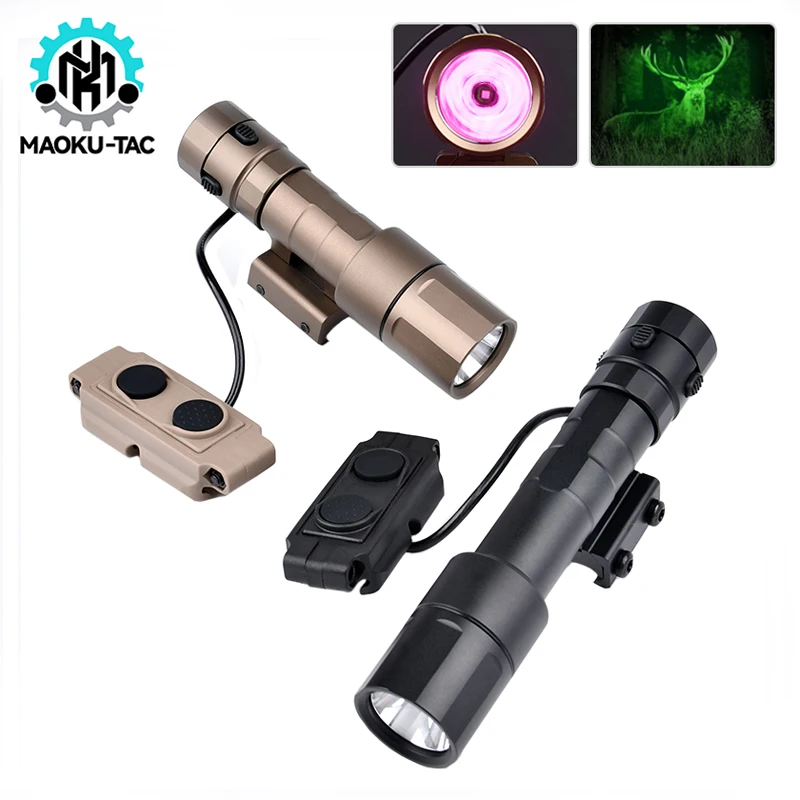 

Tactical Cloud Defense Rein 2.0 850nm IR Flashlight Infrared Night Vision Lights Airsoft Hunting Lamp Fit 20mm Picatinny Rail
