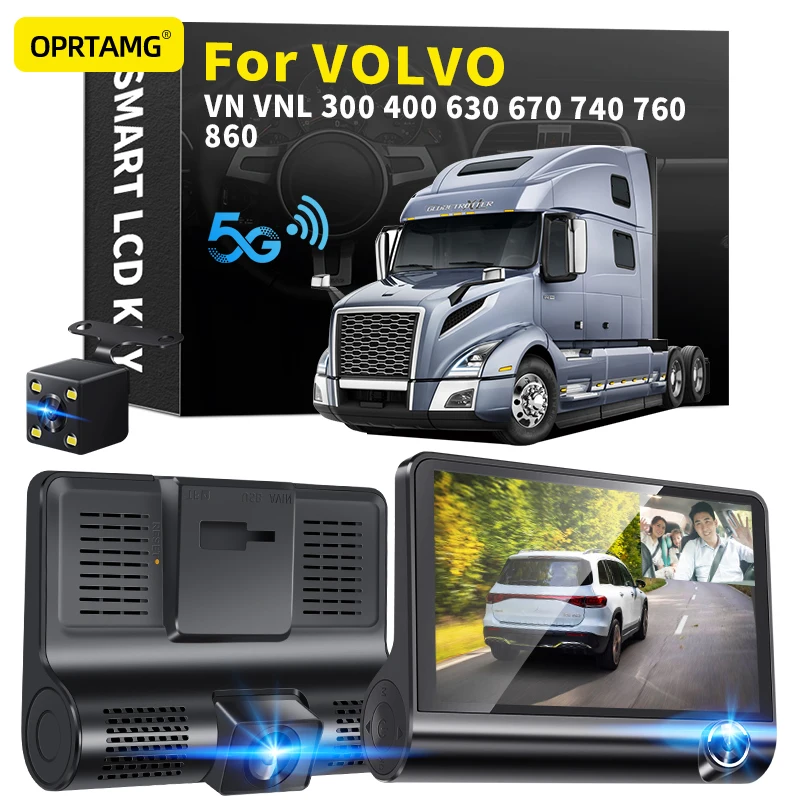 OPRTAMG Dash Cam 540C6 Car DVR 3 Cameras Lens 4.0 Inch 1080P dashcam For VOLVO VN VNL 300 400 630 670 740 760 860 1994-2021 2022
OPRTAMG Dash Cam 540C6 Car DVR 3 Cameras Lens 4.0 Inch 1080P dashcam For VOLVO VN VNL 300 400 630 670 740 760 860 1994-2021 2022