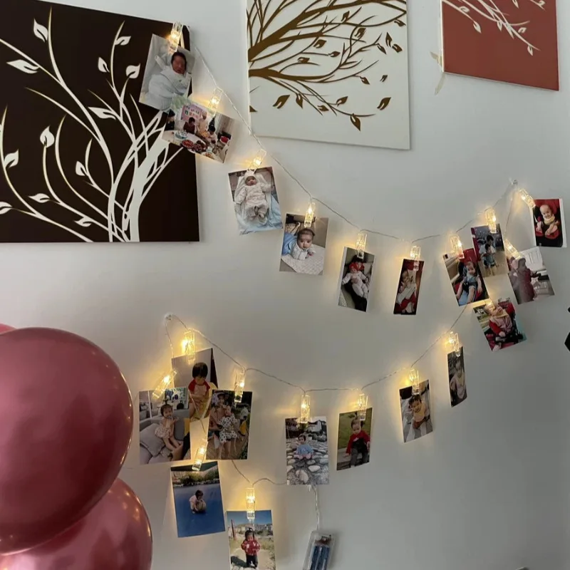 Photo Clip LED String Lights Battery / USB Operated Wedding Room Decor Accessories Christmas Decorations for Home Fairy Lights
Photo Clip LED String Lights Battery / USB Operated Wedding Room Decor Accessories Christmas Decorations for Home Fairy Lights