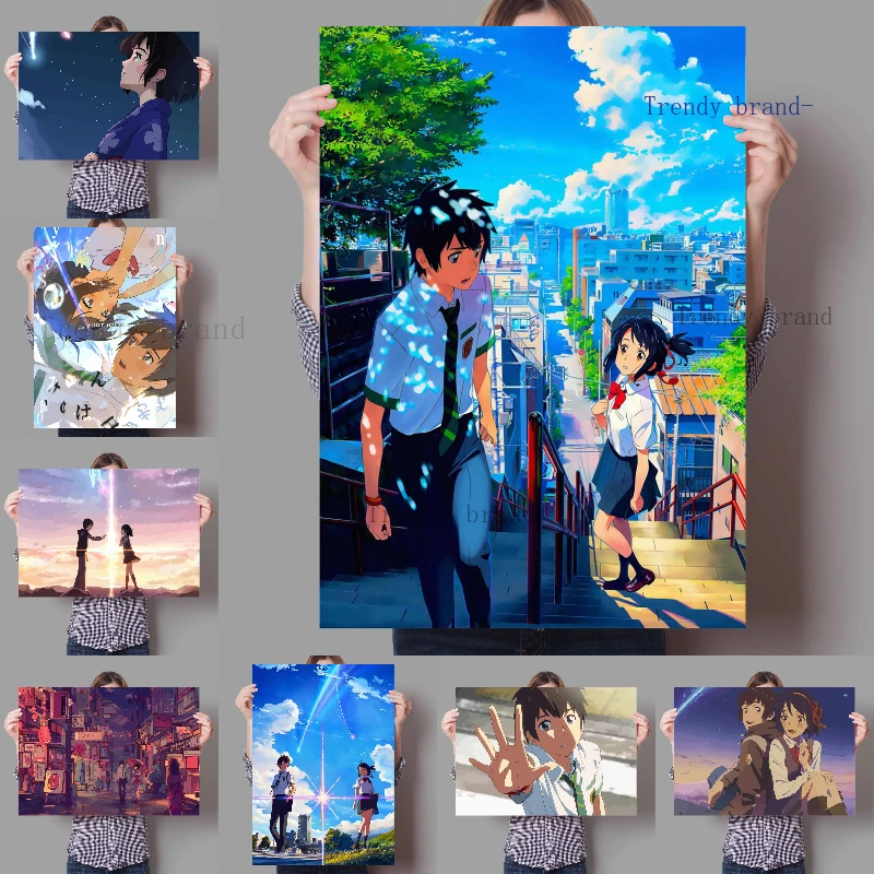 Japan Anime Your Name Cartoon Canvas Painting Art Nordic Posters and Prints Wall Pictures for Living Room Decoration Frameless
Japan Anime Your Name Cartoon Canvas Painting Art Nordic Posters and Prints Wall Pictures for Living Room Decoration Frameless