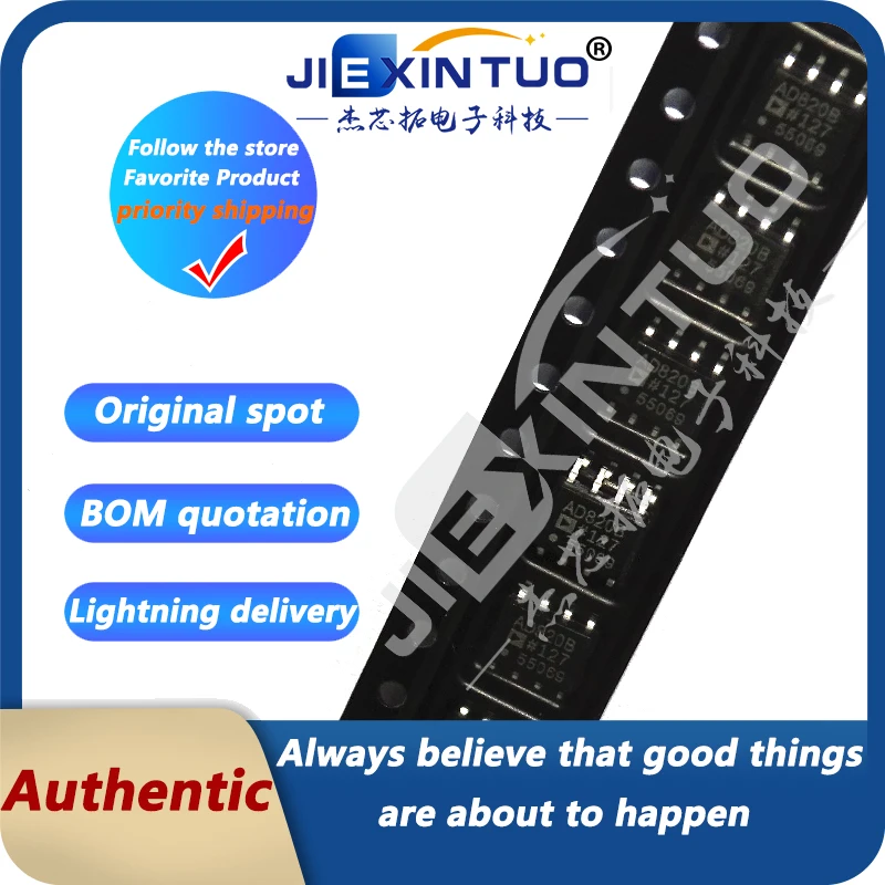 AD820BRZ AD820B IC OPAMP JFET 1 CIRCUIT 8SOIC J-FET Amplifier 1 Circuit Rail-to-Rail 8-SOIC
AD820BRZ AD820B IC OPAMP JFET 1 CIRCUIT 8SOIC J-FET Amplifier 1 Circuit Rail-to-Rail 8-SOIC
