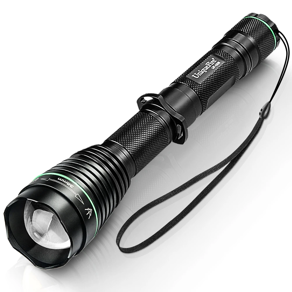 T38 XM-L T6 LED Flashlight Torch Aluminum Waterproof Camping Bulbs Shock Resistant 5 Modes Adjustable Zoomable Outdoor Light
T38 XM-L T6 LED Flashlight Torch Aluminum Waterproof Camping Bulbs Shock Resistant 5 Modes Adjustable Zoomable Outdoor Light
