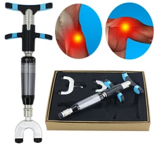 Chiropractic Adjustment Tool 6 Speed Adjustable Bone Correction Gun 3 Heads Stainless Steel Body Physical Massager Instrument