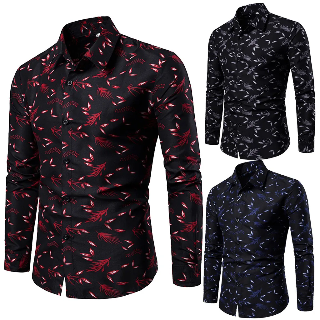 Рубашка мужская с цветочным принтом, модная сорочка с длинными рукавами, лацканами, воротником с отложным воротником, осень
Рубашка мужская с цветочным принтом, модная сорочка с длинными рукавами, лацканами, воротником с отложным воротником, осень