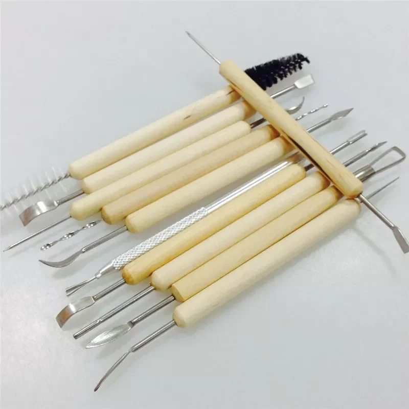 11pcs Clay Sculpting Tools Kit Sculpt Smoothing Wax Carving Pottery Ceramic Tools Polymer Shapers Modeling Carved Tool
11pcs Clay Sculpting Tools Kit Sculpt Smoothing Wax Carving Pottery Ceramic Tools Polymer Shapers Modeling Carved Tool