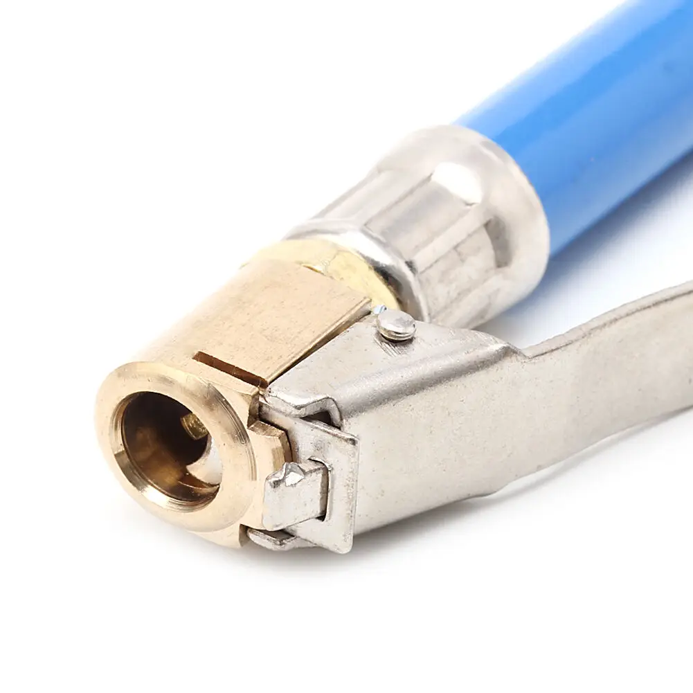 1pc Car Pneumatic Tools Blue Tube Air Rubber Hose Copper Lock On Clip Chuck Tire Inflator Self-locking Auto Parts
1pc Car Pneumatic Tools Blue Tube Air Rubber Hose Copper Lock On Clip Chuck Tire Inflator Self-locking Auto Parts
