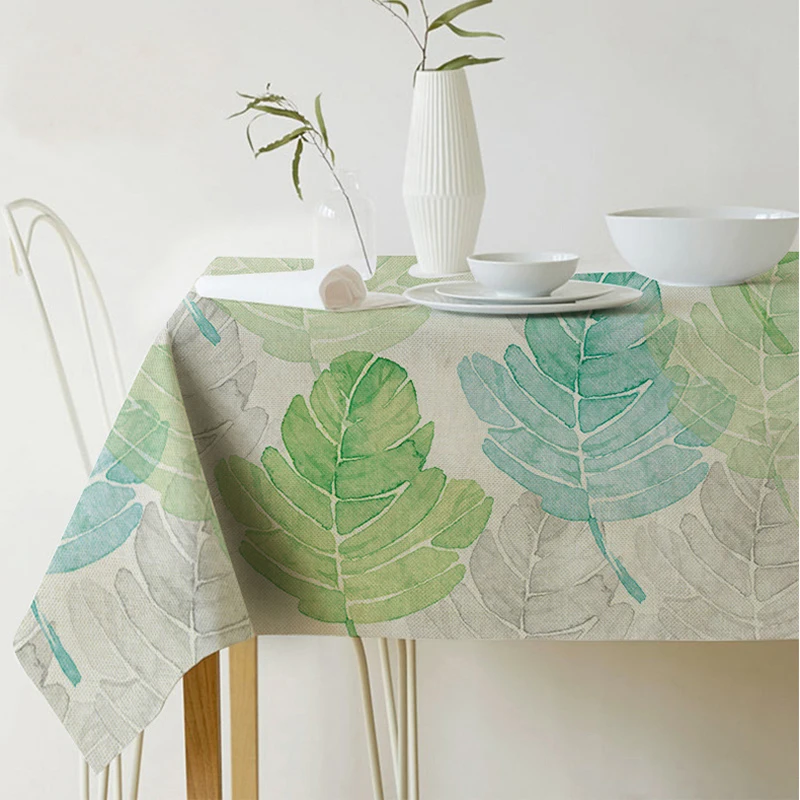 Pastoral Style Decorative Tropical plant leaves Table Cloth Cotton Linen Tablecloth Dining Table Cover For Kitchen Home Decor
Pastoral Style Decorative Tropical plant leaves Table Cloth Cotton Linen Tablecloth Dining Table Cover For Kitchen Home Decor