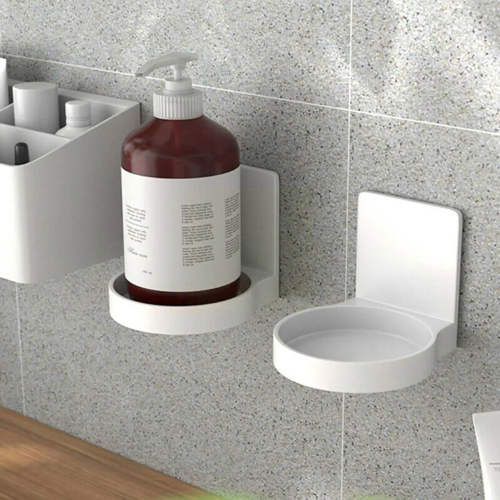 Bathroom Self Adhesive Shower Bottle Holder Round Wall Bottle Storage Kitchen Soap Dispenser Floating Support Tray Spice B4j3
Bathroom Self Adhesive Shower Bottle Holder Round Wall Bottle Storage Kitchen Soap Dispenser Floating Support Tray Spice B4j3