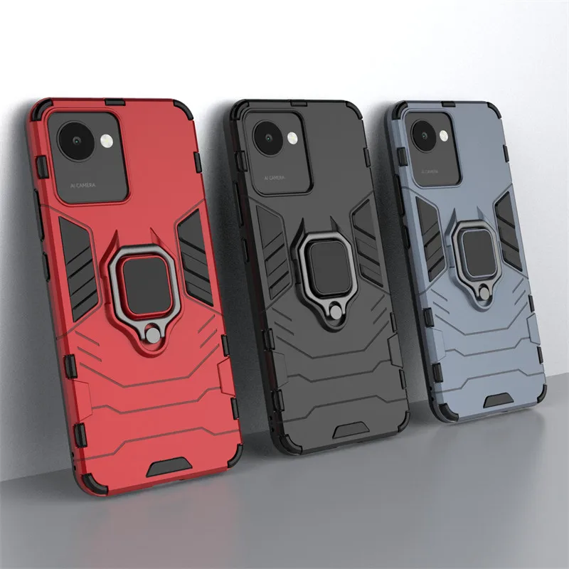 For Realme C30 Case Realme C30 C31 C35 Cover Armor PC Finger Ring Shockroof Silicone TPU Protective Phone Back Cover Realme C30
For Realme C30 Case Realme C30 C31 C35 Cover Armor PC Finger Ring Shockroof Silicone TPU Protective Phone Back Cover Realme C30
