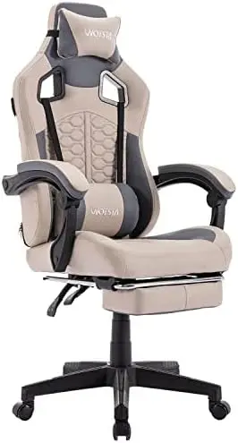 POPTOP Gaming Chair with Massage,Ergonomic PC Gaming Chair with Footrest Comfortable Headrest and Lumbar Support, High Back PU L
POPTOP Gaming Chair with Massage,Ergonomic PC Gaming Chair with Footrest Comfortable Headrest and Lumbar Support, High Back PU L