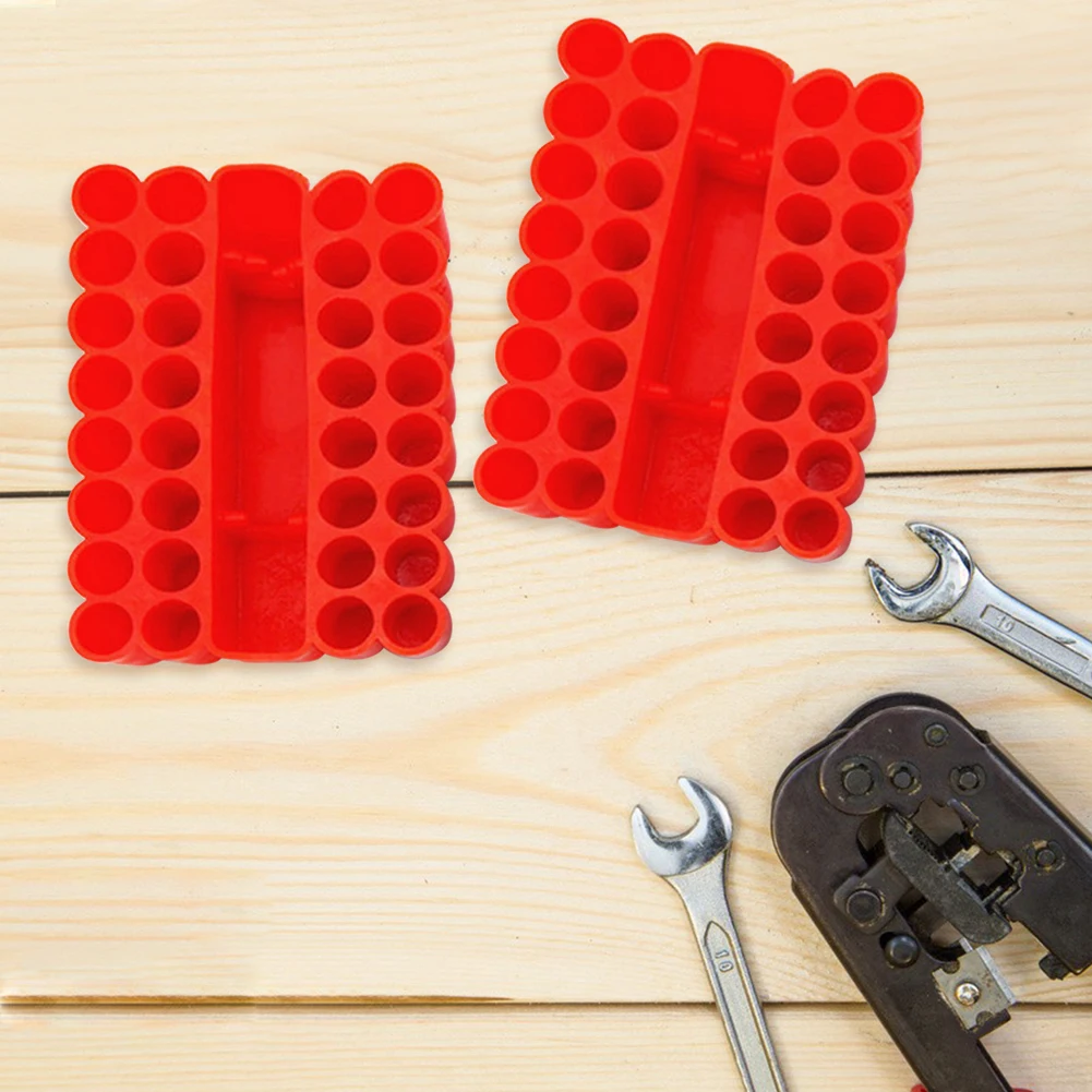 2pcs Classification Lightweight Screwdriver Bit Organizer Assistant 33 Holes Hex Shank Tool Box Plastic Storage Case Portable 
2pcs Classification Lightweight Screwdriver Bit Organizer Assistant 33 Holes Hex Shank Tool Box Plastic Storage Case Portable