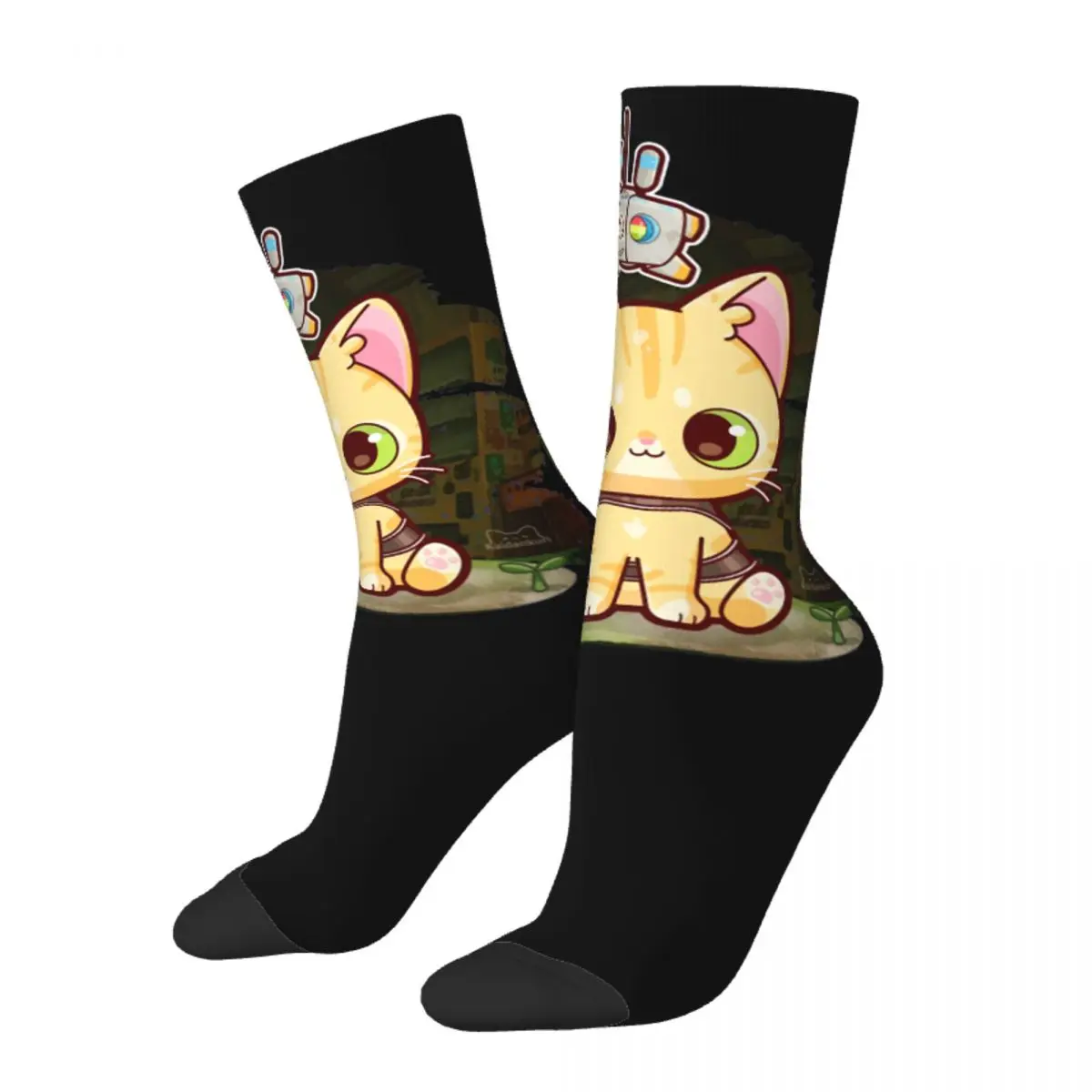 Funny Crazy Sock for Men Cat Robot Classic Hip Hop Vintage Stray Game Happy Quality Pattern Printed Boys Crew Sock Novelty Gift
Funny Crazy Sock for Men Cat Robot Classic Hip Hop Vintage Stray Game Happy Quality Pattern Printed Boys Crew Sock Novelty Gift