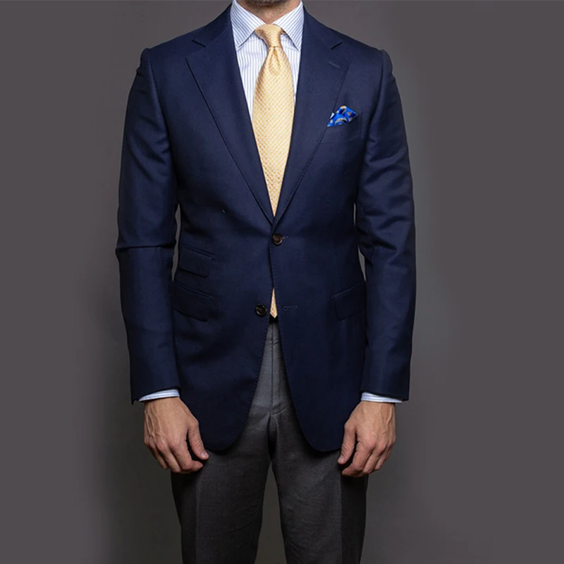 2022 Elegant One Button Men's Business Suits Fashion Navy Blue Men's Wedding Prom Suits 2 Pieces(Jacket+Pant+Tie)traje de novio
2022 Elegant One Button Men's Business Suits Fashion Navy Blue Men's Wedding Prom Suits 2 Pieces(Jacket+Pant+Tie)traje de novio