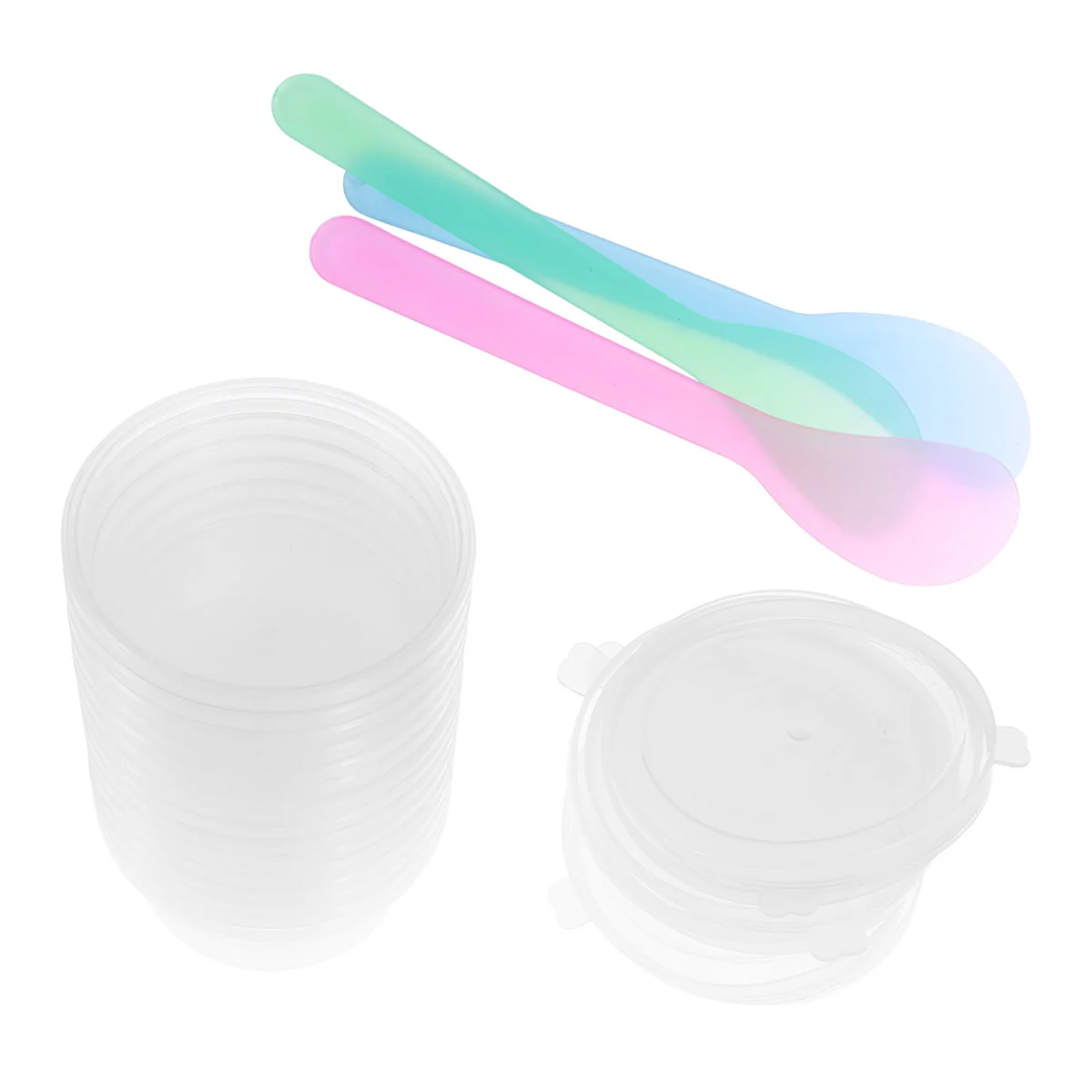 18 Pcs Plasticine Storage Containers Beads Containers Eco-friendly Sealing Boxes Leak Proof Plastic Stirring Bar Scraper Board
18 Pcs Plasticine Storage Containers Beads Containers Eco-friendly Sealing Boxes Leak Proof Plastic Stirring Bar Scraper Board