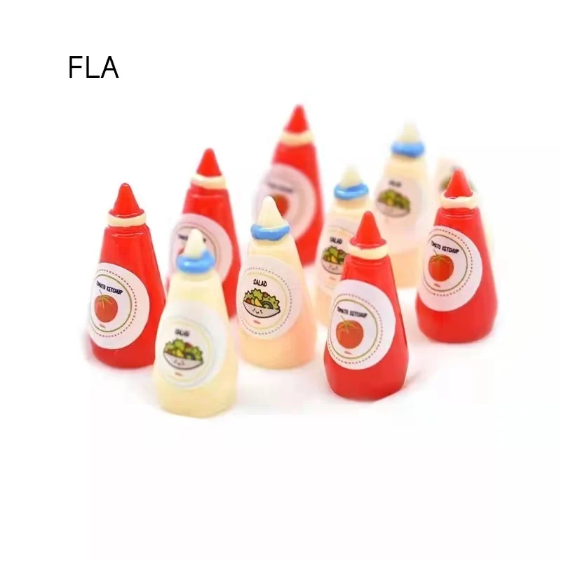 10pcs/set Miniature Mini Ketchup Salad Model 1:12 Dollhouse Imitation Food Toy Acessories
10pcs/set Miniature Mini Ketchup Salad Model 1:12 Dollhouse Imitation Food Toy Acessories