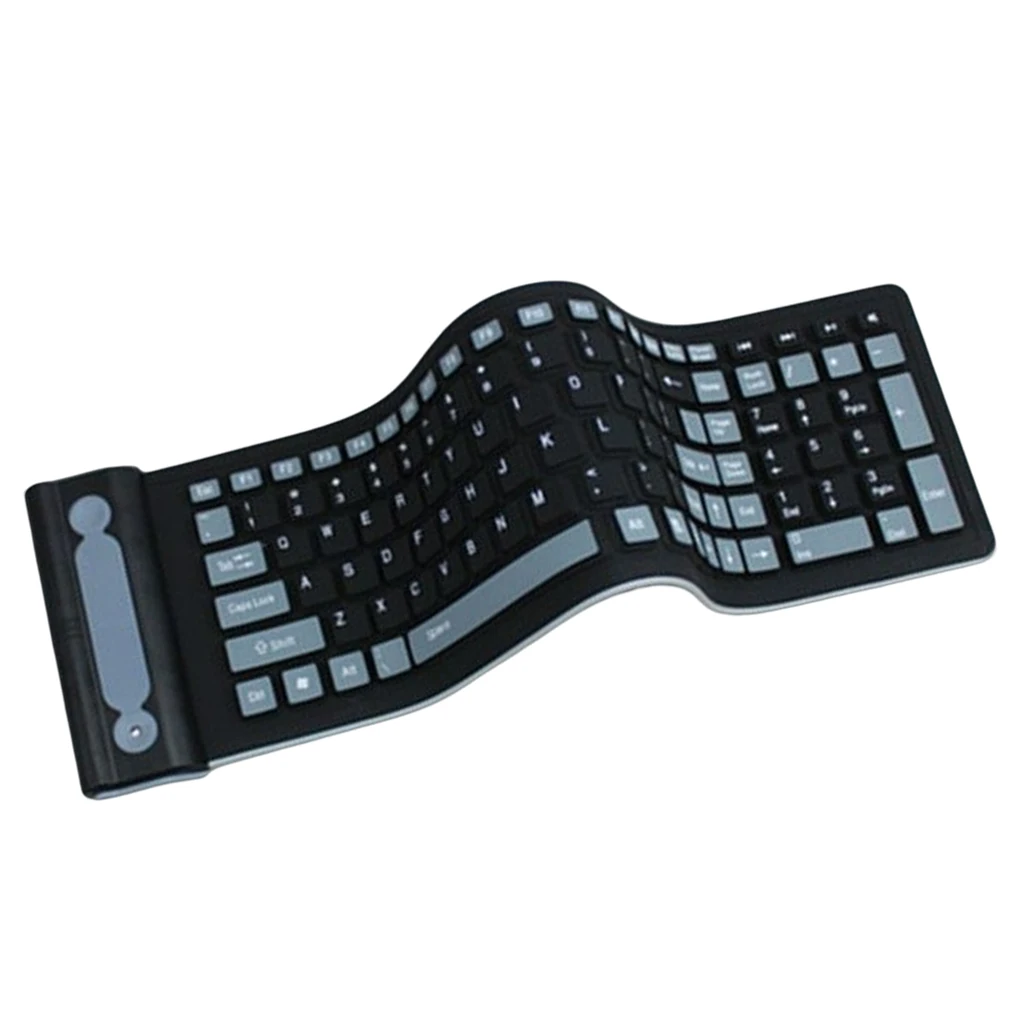 Wireless Keyboard 107 Keys Silent Flexible Keypad Ergonomics Mechanical Silicone Computer Accessory Travel Laptop
Wireless Keyboard 107 Keys Silent Flexible Keypad Ergonomics Mechanical Silicone Computer Accessory Travel Laptop