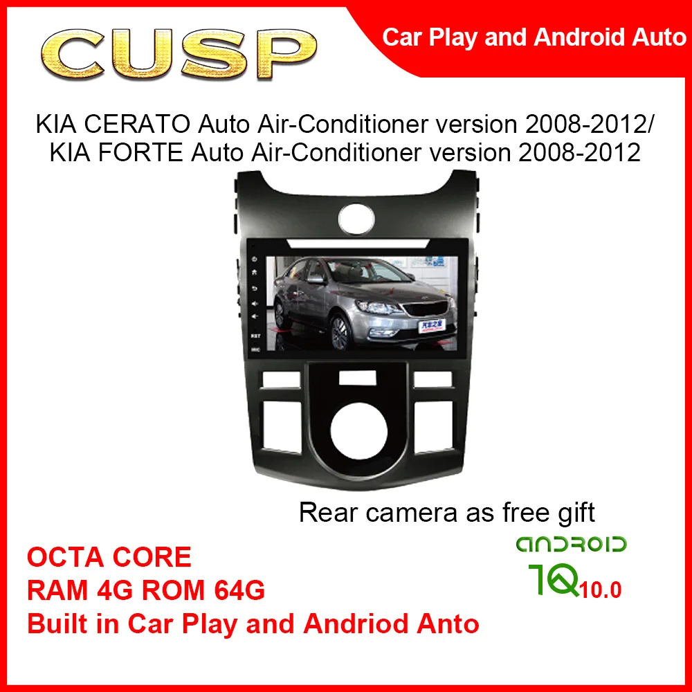 CUSP ANDROID 10.0 GPS Car Track Big Screen For KIA CERATO 2008-2012 8inch RAM 4G ROM 64G Car DVD Player With Bluetooth Universal
CUSP ANDROID 10.0 GPS Car Track Big Screen For KIA CERATO 2008-2012 8inch RAM 4G ROM 64G Car DVD Player With Bluetooth Universal