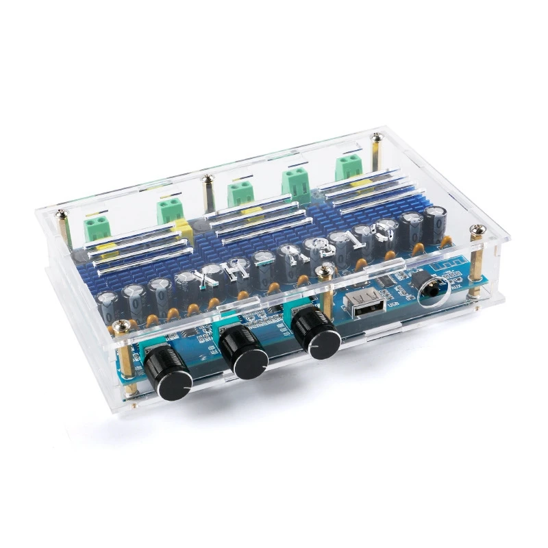 2X50W 2X100W TPA3116D2 Bluetooth 5.0 Digital Amplifier Board Subwoofer 4 Channels TPA3116 Class D AMP Spare Parts
2X50W 2X100W TPA3116D2 Bluetooth 5.0 Digital Amplifier Board Subwoofer 4 Channels TPA3116 Class D AMP Spare Parts