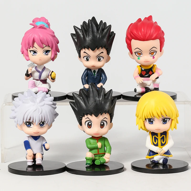Hunter x Huner Gon Freecss Killua Zoldyck Kurapika Leorio Kulolo lushilufelu Q версия куклы ПВХ Фигурки игрушки 6 шт./компл. Рождественский подарок
Hunter x Huner Gon Freecss Killua Zoldyck Kurapika Leorio Kulolo lushilufelu Q версия куклы ПВХ Фигурки игрушки 6 шт./компл. Рождественский подарок